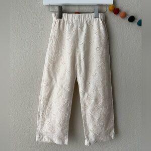 Zara lined cream pants